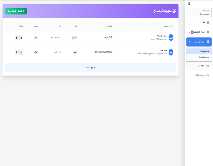 مدیریت پرسنل
